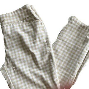 NWT Croft & Barrow Gingham Pants Size: 8 Short